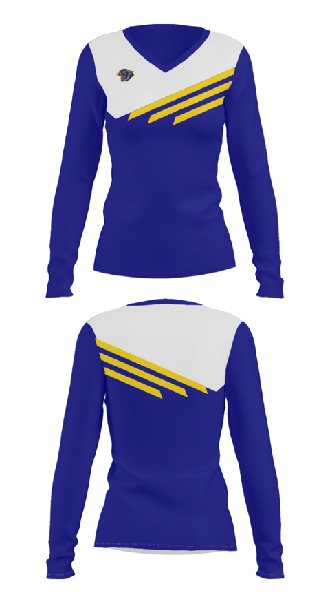 Women's Long Sleeve Vneck Shirt, Standish-Sterling Central High School Basketball, Women's Basketball, Teamtime, Team time, sublimation, custom sports apparel, team uniforms, spirit wear, spiritwear, sports uniforms, custom shirts, team store, custom team store, fundraiser sports, apparel fundraiser