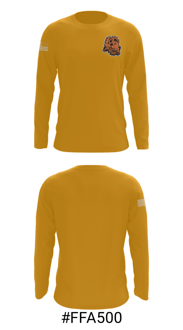 Long Sleeve Performance Shirt, Lanphier High School Basketball, Men's Basketball, Teamtime, Team time, sublimation, custom sports apparel, team uniforms, spirit wear, spiritwear, sports uniforms, custom shirts, team store, custom team store, fundraiser sports, apparel fundraiser