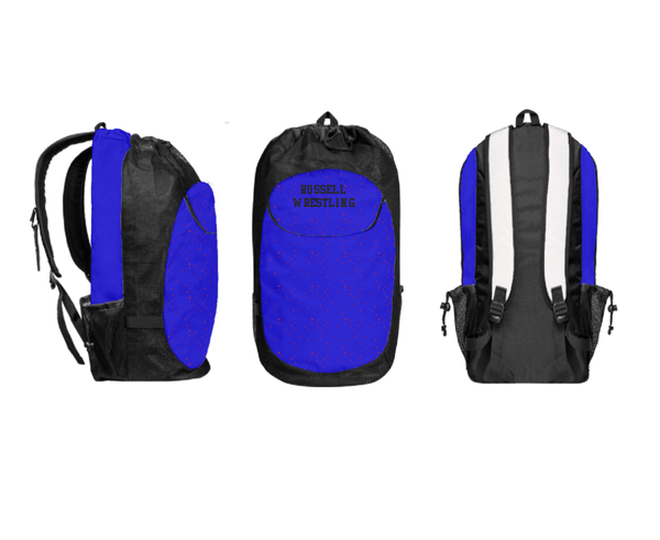 Gear Bag, RUSSELL WRESTLING, Wrestling, Teamtime, Team time, sublimation, custom sports apparel, team uniforms, spirit wear, spiritwear, sports uniforms, custom shirts, team store, custom team store, fundraiser sports, apparel fundraiser