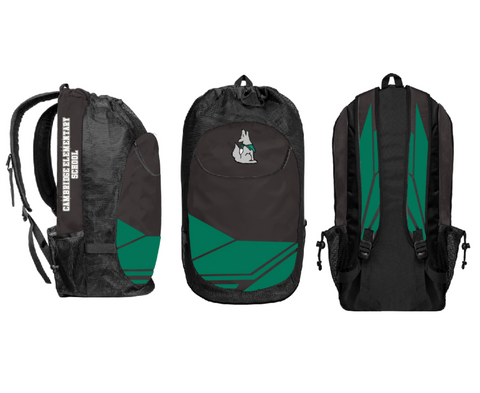 Gear Bag, Cambridge Elementary School, Spirit Store, Teamtime, Team time, sublimation, custom sports apparel, team uniforms, spirit wear, spiritwear, sports uniforms, custom shirts, team store, custom team store, fundraiser sports, apparel fundraiser