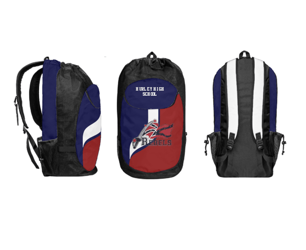 Gear Bag, Hurley High school, Spirit Store, Teamtime, Team time, sublimation, custom sports apparel, team uniforms, spirit wear, spiritwear, sports uniforms, custom shirts, team store, custom team store, fundraiser sports, apparel fundraiser