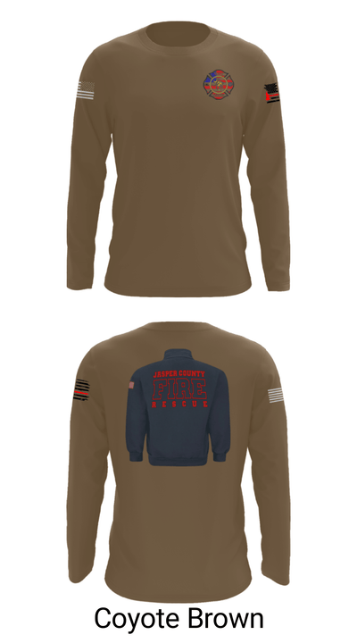 Jasper County Fire Rescue 11474467 Long Sleeve Performance Shirt - 11