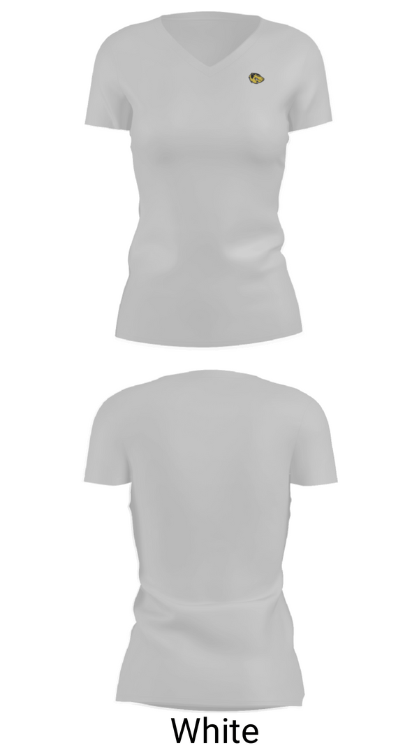 Women's Short Sleeve Vneck Shirt, Carver College & Career Academy, Spirit Store, Teamtime, Team time, sublimation, custom sports apparel, team uniforms, spirit wear, spiritwear, sports uniforms, custom shirts, team store, custom team store, fundraiser sports, apparel fundraiser