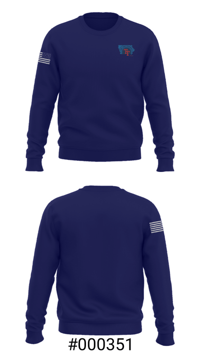 Top Tier Iowa 21344895 Crew Neck Sweatshirt - 16