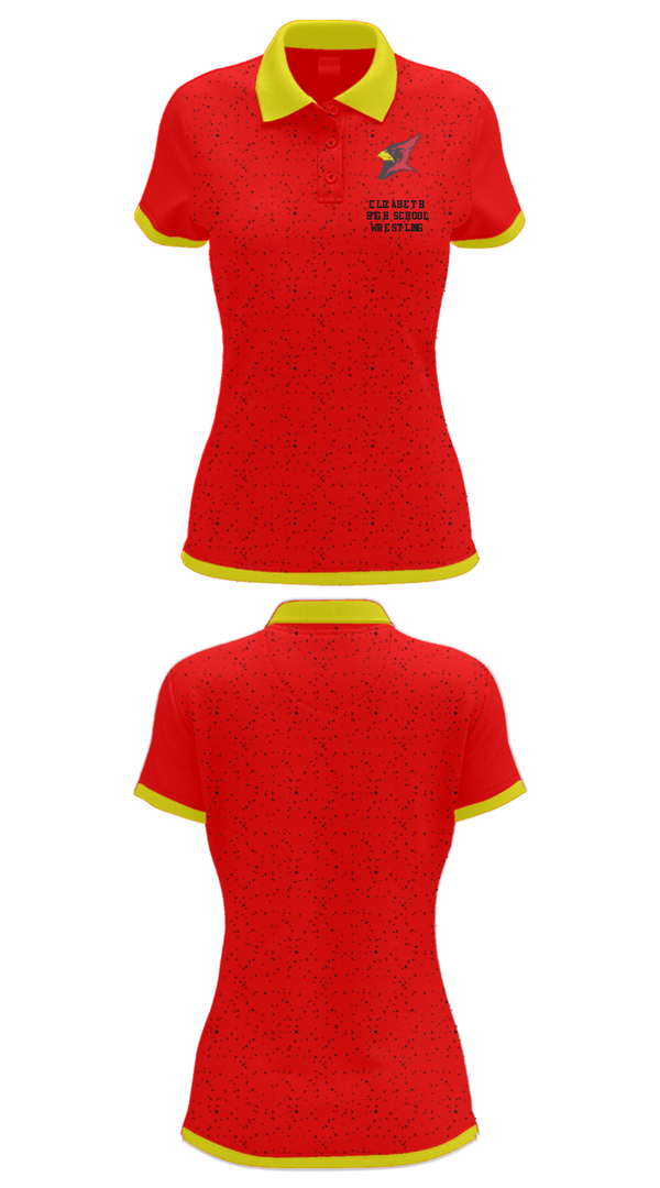 Women's Short Sleeve Performance Polo, Elizabeth High School Wrestling, Wrestling, Teamtime, Team time, sublimation, custom sports apparel, team uniforms, spirit wear, spiritwear, sports uniforms, custom shirts, team store, custom team store, fundraiser sports, apparel fundraiser