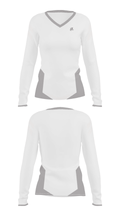 Whole Lotta 18700693 Women's Long Sleeve V-neck Shirt - 27