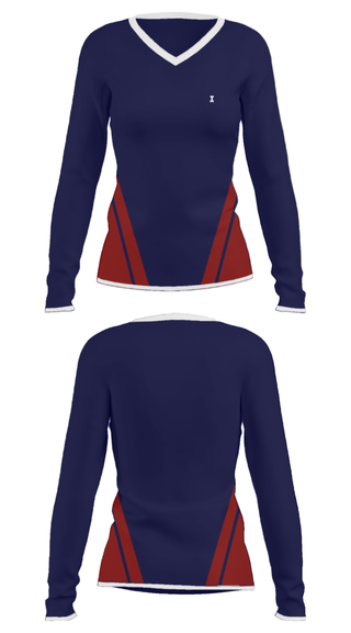 Women's Long Sleeve Vneck Shirt, x, Cross Country, Teamtime, Team time, sublimation, custom sports apparel, team uniforms, spirit wear, spiritwear, sports uniforms, custom shirts, team store, custom team store, fundraiser sports, apparel fundraiser