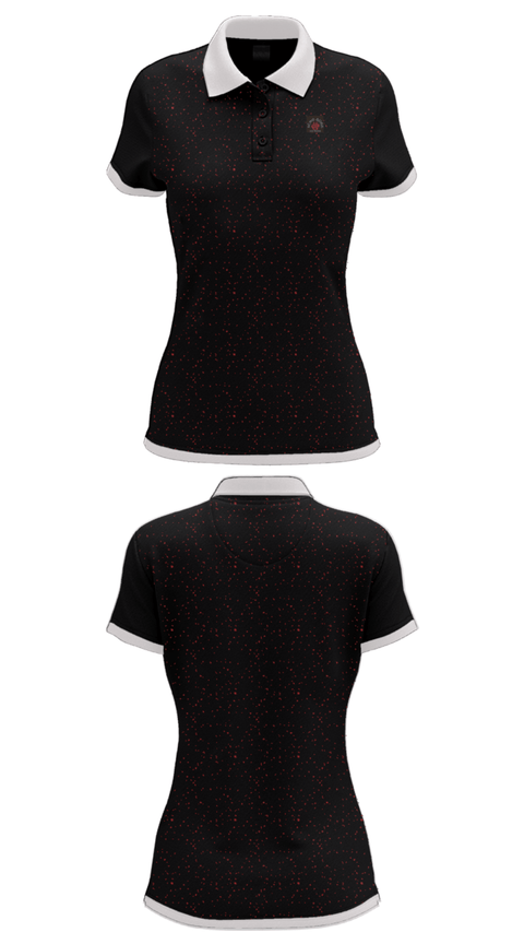 Women's Short Sleeve Performance Polo, Echo Dogs dog training, , Teamtime, Team time, sublimation, custom sports apparel, team uniforms, spirit wear, spiritwear, sports uniforms, custom shirts, team store, custom team store, fundraiser sports, apparel fundraiser