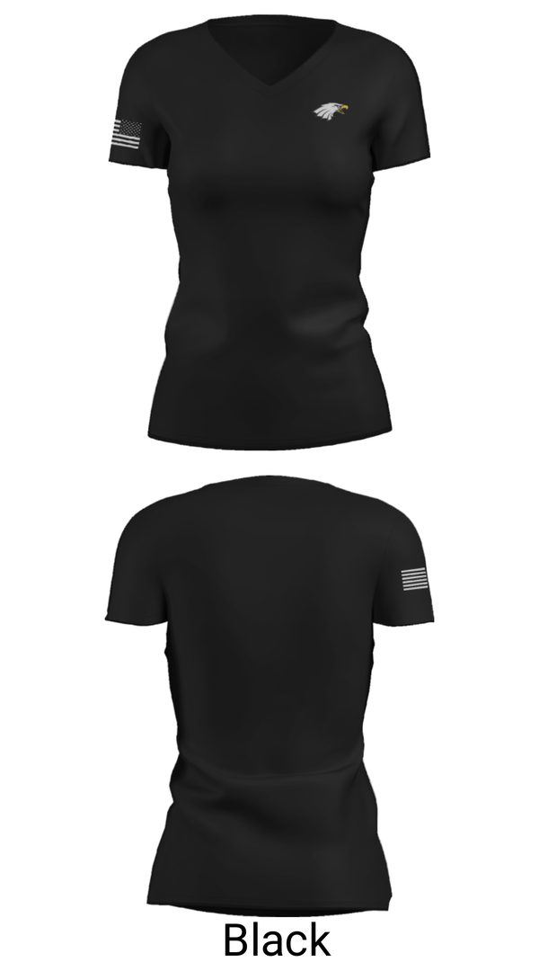 Women's Short Sleeve Vneck Shirt, Big Walnut High School Gymnastics, Spirit Store, Teamtime, Team time, sublimation, custom sports apparel, team uniforms, spirit wear, spiritwear, sports uniforms, custom shirts, team store, custom team store, fundraiser sports, apparel fundraiser