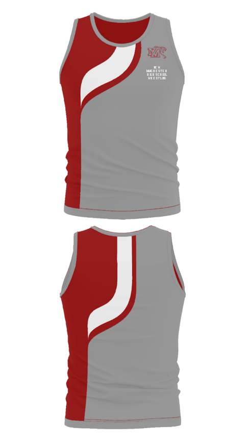 Tank Top, New Manchester High School Wrestling, Wrestling, Teamtime, Team time, sublimation, custom sports apparel, team uniforms, spirit wear, spiritwear, sports uniforms, custom shirts, team store, custom team store, fundraiser sports, apparel fundraiser