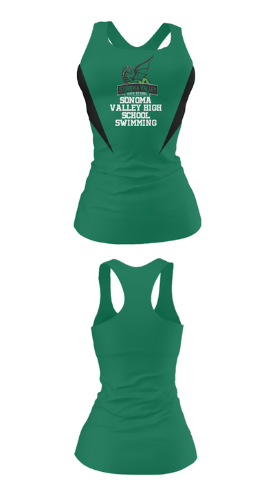Sonoma Valley High School Swimming 39780566 Tank Top - 32
