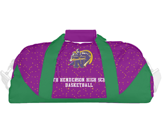 Duffle Bag, North Henderson High School Basketball, Women's Basketball, Teamtime, Team time, sublimation, custom sports apparel, team uniforms, spirit wear, spiritwear, sports uniforms, custom shirts, team store, custom team store, fundraiser sports, apparel fundraiser