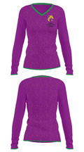 Oliver Springs High School 42114785 Women's Long Sleeve V-neck Shirt - 33