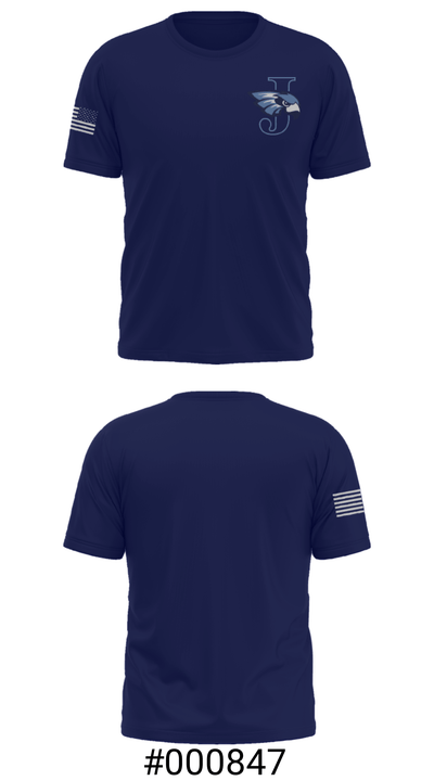 Jefferson Senior High School Bowling 7186554 Short Sleeve Performance Shirt - 19