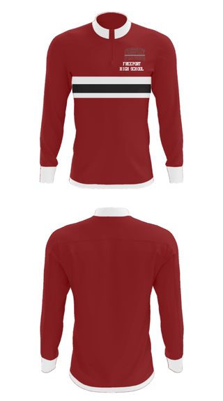 Quarter Zip Jacket, Freeport High School, Swimming, Teamtime, Team time, sublimation, custom sports apparel, team uniforms, spirit wear, spiritwear, sports uniforms, custom shirts, team store, custom team store, fundraiser sports, apparel fundraiser