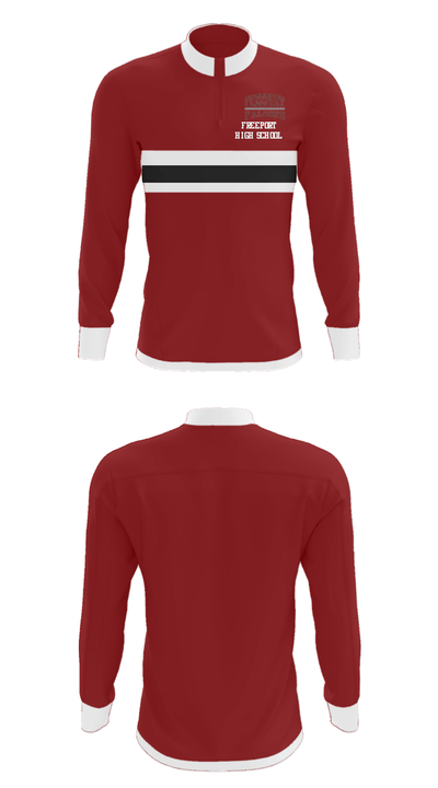 Freeport High School 46979355 Quarter Zip Jacket - 27
