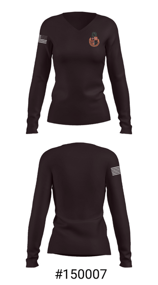 Women's Long Sleeve Vneck Shirt, Park View Education Centre, Spirit Store, Teamtime, Team time, sublimation, custom sports apparel, team uniforms, spirit wear, spiritwear, sports uniforms, custom shirts, team store, custom team store, fundraiser sports, apparel fundraiser