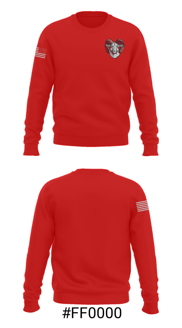 Crew Neck Sweatshirt, Trotwood-Madison High School Basketball, Men's Basketball, Teamtime, Team time, sublimation, custom sports apparel, team uniforms, spirit wear, spiritwear, sports uniforms, custom shirts, team store, custom team store, fundraiser sports, apparel fundraiser