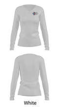 Clinton Christian Academy 58276098 Women's Long Sleeve V-neck Shirt - 6
