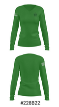 West Bloomfield High School Basketball 57189773 Women's Long Sleeve V-neck Shirt - 20