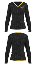 Junction Middle School 28279432 Women's Long Sleeve V-neck Shirt - 33