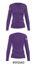 Pasco Basketball Club Pbc 42723591 Women's Long Sleeve V-neck Shirt - 20