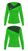 Greens point financial center 85507261 Women's Long Sleeve V-neck Shirt - 25