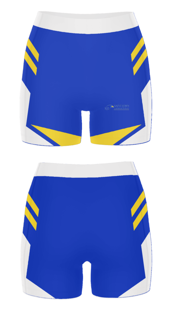 Women's Compression Shorts, St John Lutheran School, Spirit Store, Teamtime, Team time, sublimation, custom sports apparel, team uniforms, spirit wear, spiritwear, sports uniforms, custom shirts, team store, custom team store, fundraiser sports, apparel fundraiser