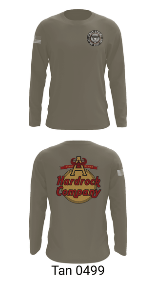 Long Sleeve Performance Shirt, Hardrock Company, Army, Teamtime, Team time, sublimation, custom sports apparel, team uniforms, spirit wear, spiritwear, sports uniforms, custom shirts, team store, custom team store, fundraiser sports, apparel fundraiser