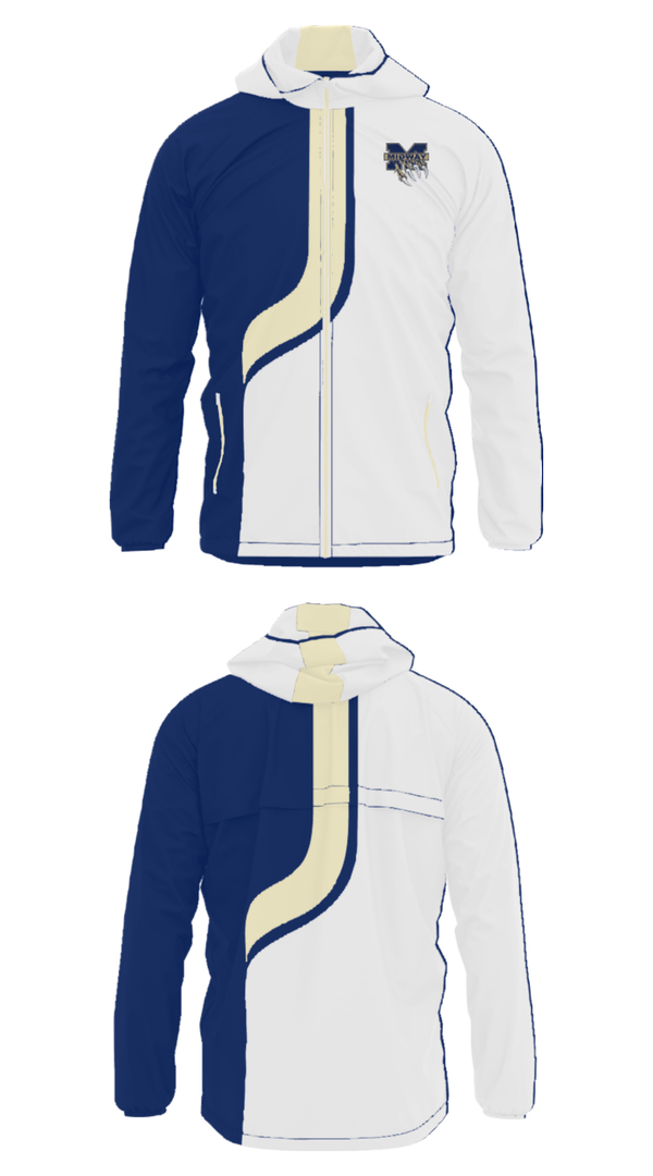 Windbreaker, Midway Wolverines, Spirit Store, Teamtime, Team time, sublimation, custom sports apparel, team uniforms, spirit wear, spiritwear, sports uniforms, custom shirts, team store, custom team store, fundraiser sports, apparel fundraiser