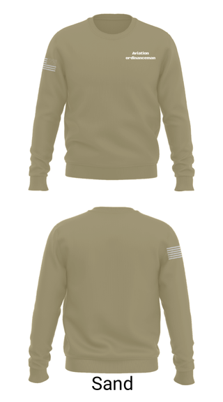 Crew Neck Sweatshirt, Aviation ordinanceman, Navy, Teamtime, Team time, sublimation, custom sports apparel, team uniforms, spirit wear, spiritwear, sports uniforms, custom shirts, team store, custom team store, fundraiser sports, apparel fundraiser