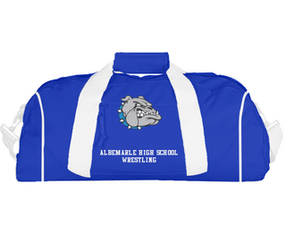 Duffle Bag, Albemarle High School Wrestling, Wrestling, Teamtime, Team time, sublimation, custom sports apparel, team uniforms, spirit wear, spiritwear, sports uniforms, custom shirts, team store, custom team store, fundraiser sports, apparel fundraiser