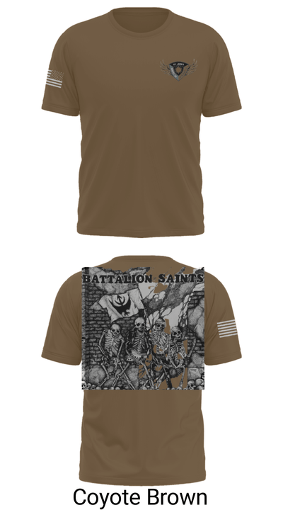 Fighting Saints Battalion 30372555 Short Sleeve Performance Shirt - 14