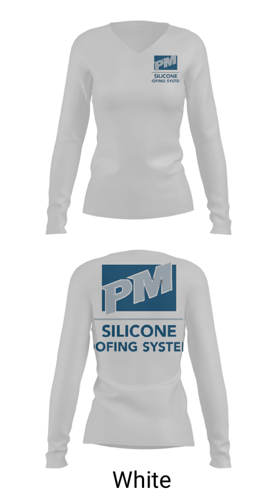 A Plus Sustainable Roofing Coatings 45796809 Women's Long Sleeve V-neck Shirt - 6