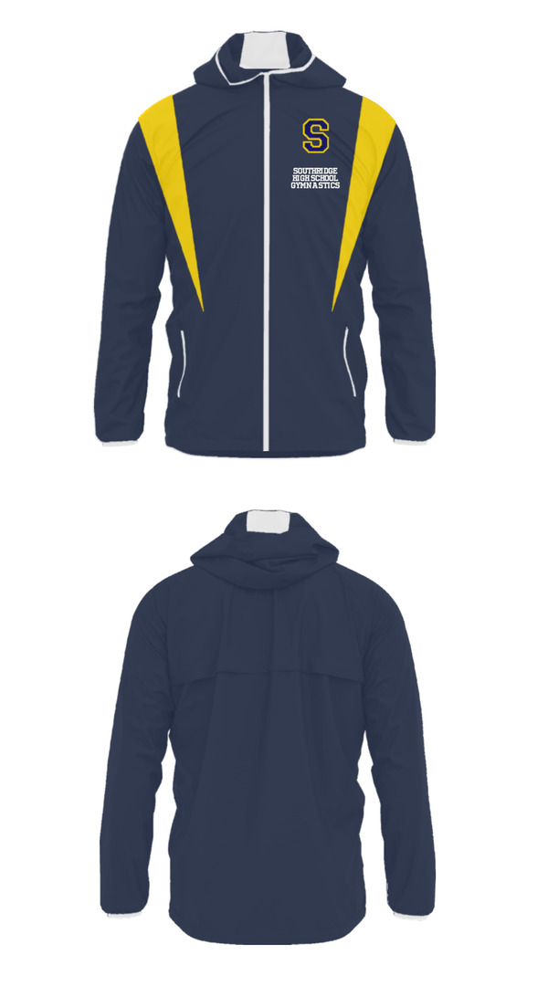 Windbreaker, Southridge High School Gymnastics, Spirit Store, Teamtime, Team time, sublimation, custom sports apparel, team uniforms, spirit wear, spiritwear, sports uniforms, custom shirts, team store, custom team store, fundraiser sports, apparel fundraiser