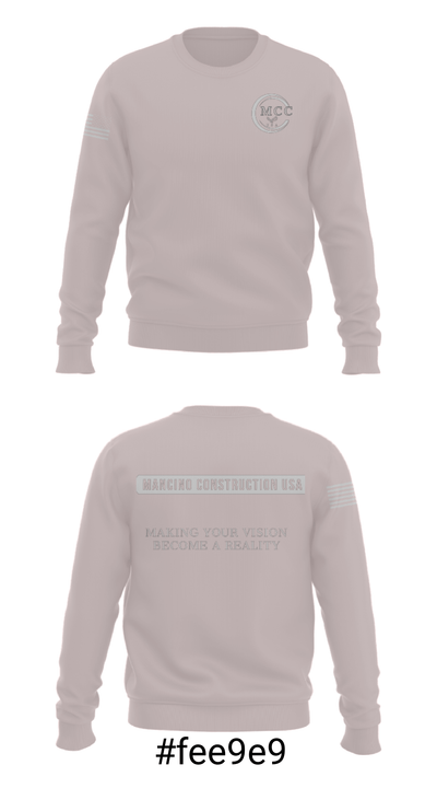 Mancino Construction USA 42184124 Crew Neck Sweatshirt - 16