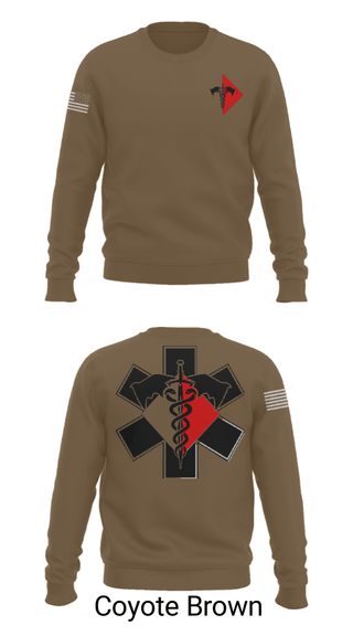 Crew Neck Sweatshirt, 307th Medics, Army, Teamtime, Team time, sublimation, custom sports apparel, team uniforms, spirit wear, spiritwear, sports uniforms, custom shirts, team store, custom team store, fundraiser sports, apparel fundraiser