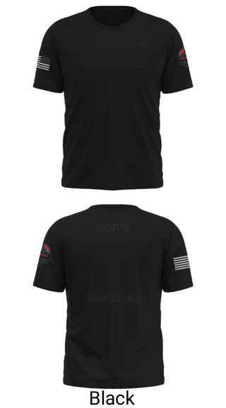 Short Sleeve Performance Shirt, GOD'S GANGSTER, Baseball, Teamtime, Team time, sublimation, custom sports apparel, team uniforms, spirit wear, spiritwear, sports uniforms, custom shirts, team store, custom team store, fundraiser sports, apparel fundraiser