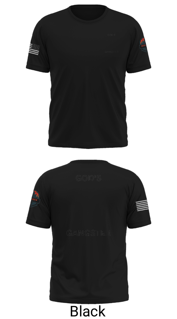 Short Sleeve Performance Shirt, GOD'S GANGSTER, Baseball, Teamtime, Team time, sublimation, custom sports apparel, team uniforms, spirit wear, spiritwear, sports uniforms, custom shirts, team store, custom team store, fundraiser sports, apparel fundraiser