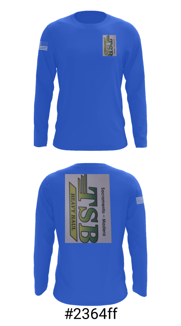 Long Sleeve Performance Shirt, Tsb heavy haul, , Teamtime, Team time, sublimation, custom sports apparel, team uniforms, spirit wear, spiritwear, sports uniforms, custom shirts, team store, custom team store, fundraiser sports, apparel fundraiser