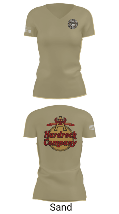 Hardrock Company 49031868 Women's Short Sleeve V-neck Shirt - 44