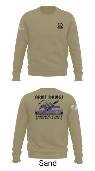 Crew Neck Sweatshirt, , Army, Teamtime, Team time, sublimation, custom sports apparel, team uniforms, spirit wear, spiritwear, sports uniforms, custom shirts, team store, custom team store, fundraiser sports, apparel fundraiser