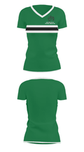 Nordonia High School Gymnastics 46935938 Women's Short Sleeve V-neck Shirt - 29