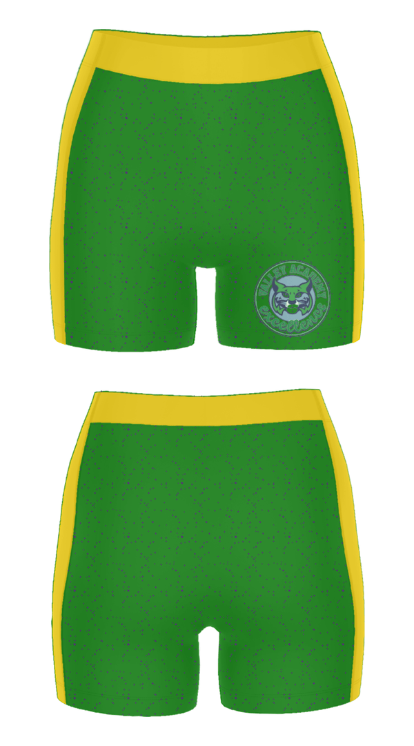 Women's Compression Shorts, Valley Academy, Spirit Store, Teamtime, Team time, sublimation, custom sports apparel, team uniforms, spirit wear, spiritwear, sports uniforms, custom shirts, team store, custom team store, fundraiser sports, apparel fundraiser