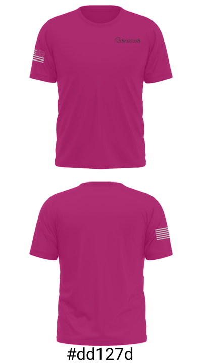 Lady Spartans Elite Basketball 8176620 Short Sleeve Performance Shirt - 19