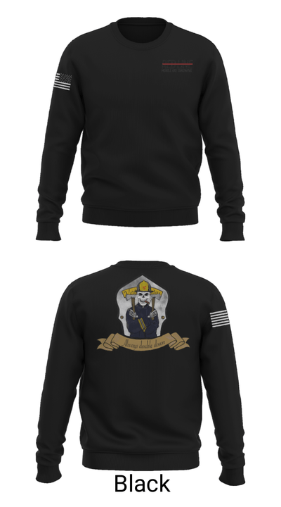 Red Line Mobile Axe Throwing 75513629 Crew Neck Sweatshirt - 9