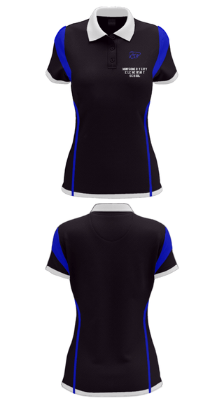 Women's Short Sleeve Performance Polo, Montgomery City Elementary School, Spirit Store, Teamtime, Team time, sublimation, custom sports apparel, team uniforms, spirit wear, spiritwear, sports uniforms, custom shirts, team store, custom team store, fundraiser sports, apparel fundraiser