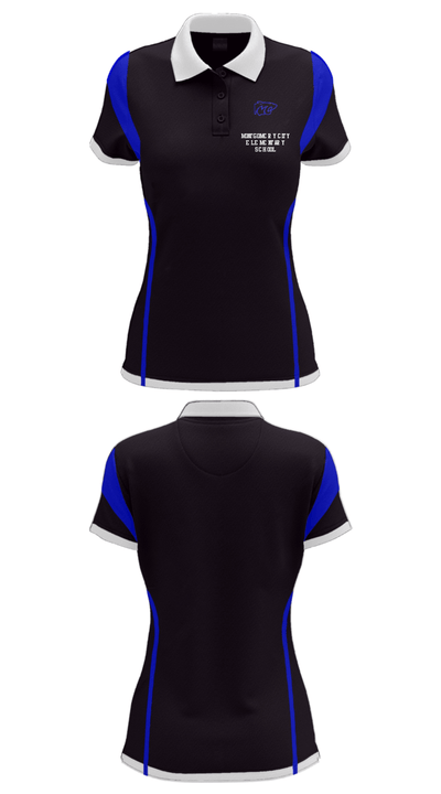 Montgomery City Elementary School 52658287 Women's Short Sleeve Performance Polo  - 26