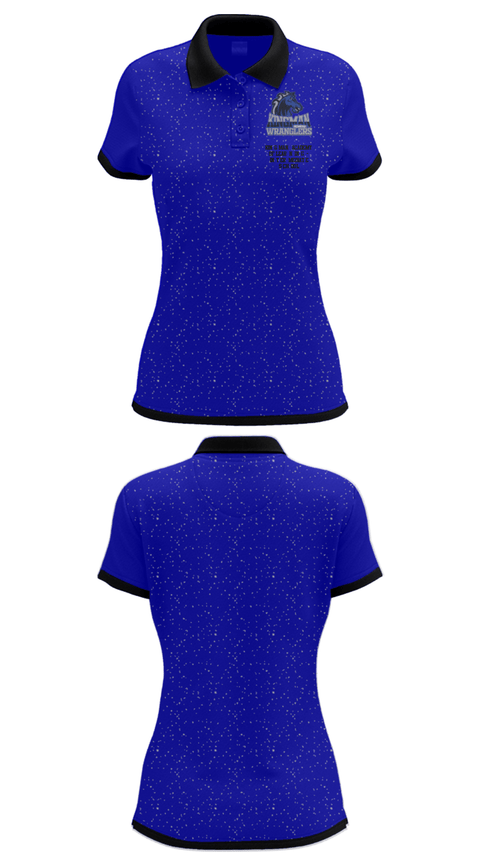 Women's Short Sleeve Performance Polo, Kingman Academy Of Learning - Intermediate School, Spirit Store, Teamtime, Team time, sublimation, custom sports apparel, team uniforms, spirit wear, spiritwear, sports uniforms, custom shirts, team store, custom team store, fundraiser sports, apparel fundraiser