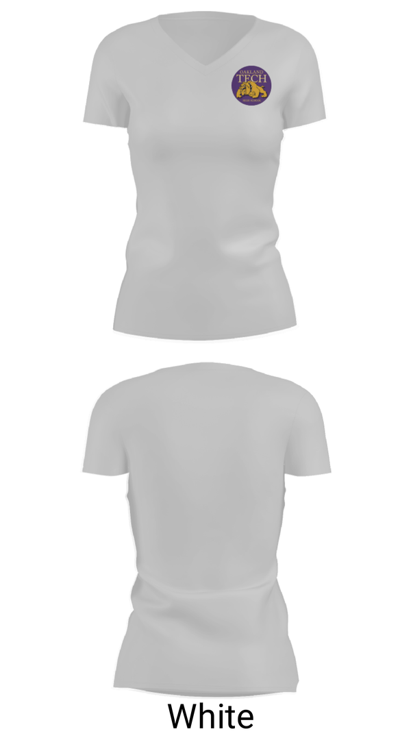 Women's Short Sleeve Vneck Shirt, Oakland Technical High School Swimming, Swimming, Teamtime, Team time, sublimation, custom sports apparel, team uniforms, spirit wear, spiritwear, sports uniforms, custom shirts, team store, custom team store, fundraiser sports, apparel fundraiser